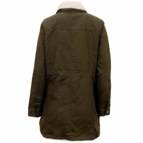 NWT Steve Madden Long Denim Walker Cargo Jacket - Picture 3 of 6